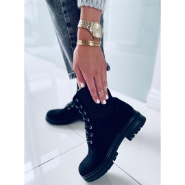 Bottines à lacets Vecna ​​Noir le noir 2
