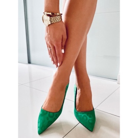 BM Escarpins femme Telisha Vert 1