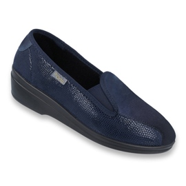 Befado chaussons femme en polyuréthane 034D001 bleu marine 1