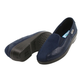 Befado chaussons femme en polyuréthane 034D001 bleu marine 4