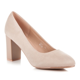 Seastar Escarpins à tige vernie brun 1