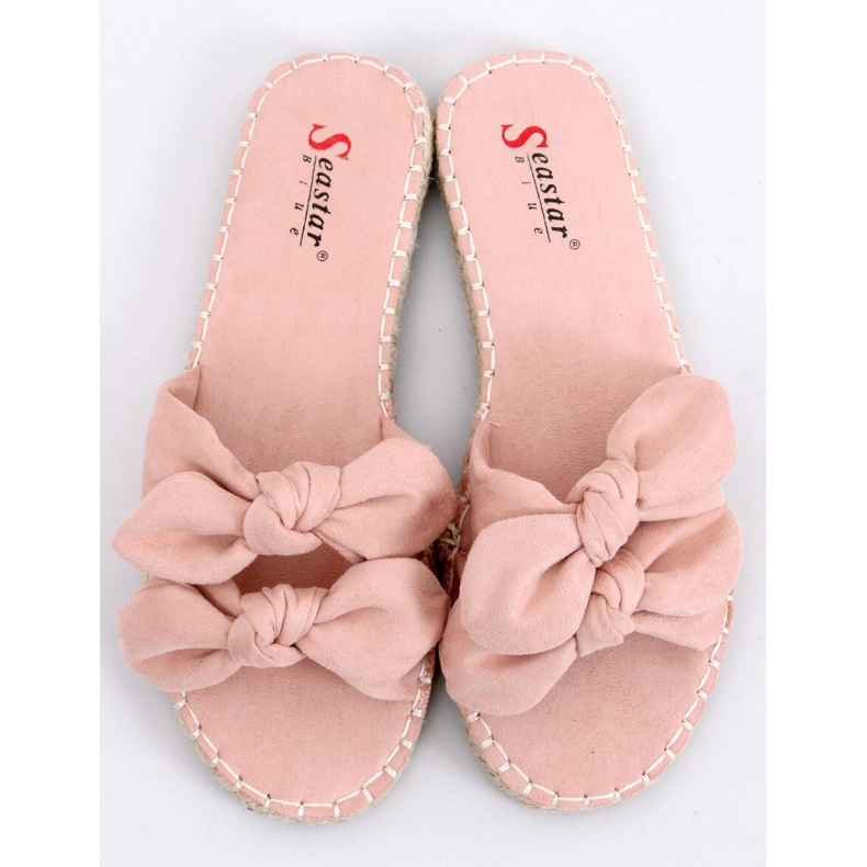 Chaussons roses pour femmes roses LL-119 Rose 1