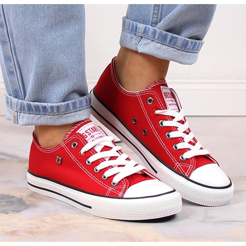 Demi baskets rouges Big Star T274020 1