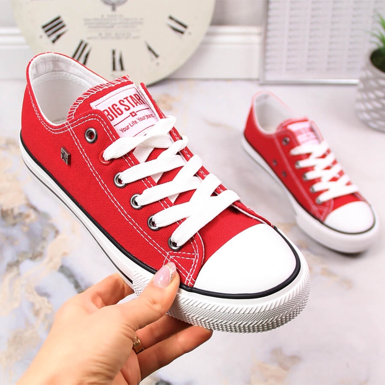 Demi baskets rouges Big Star T274020 2