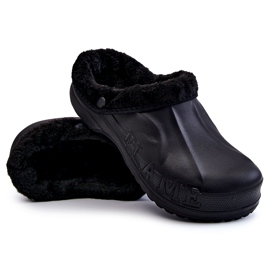 PM2 Claquettes Warm Crocs Homme Noir Calmo 3