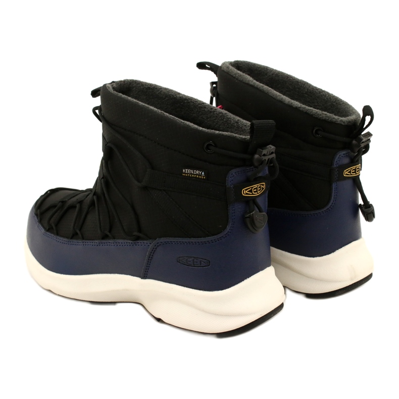 Keen Uneek Chukka 1025446 bottes de neige, noir et bleu le noir 2