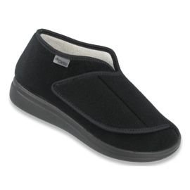 Dr.Torto Befado Women's Velcro Slippers 071d001 le noir 2 Dr.Torto Befado Women's Velcro Slippers 071d001 le noir 2