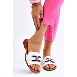 Lewski Shoes Chaussons Femme Cuir Leewski Shoes 3270 Blanc blanche 2 Lewski Shoes Chaussons Femme Cuir Leewski Shoes 3270 Blanc blanche 2