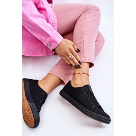 News Baskets classiques à lacets pour femmes Noir Eleya le noir 10