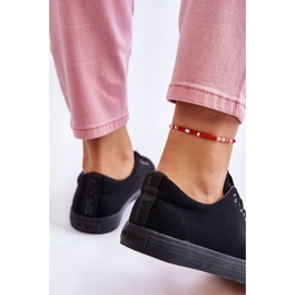News Baskets classiques à lacets pour femmes Noir Eleya le noir 8