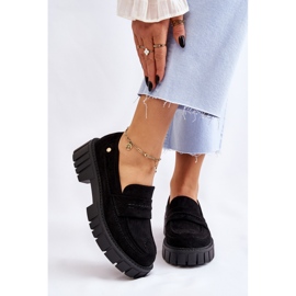 PS2 Chaussures à enfiler en daim pour femmes Noir Fiorell le noir 2