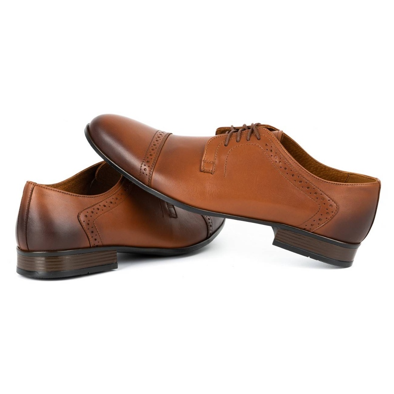 Olivier Chaussures habillées en cuir pour hommes A34 Kb marron brun 3 Olivier Chaussures habillées en cuir pour hommes A34 Kb marron brun 3