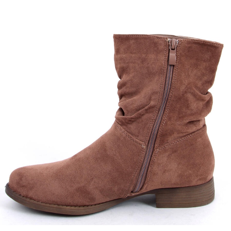 BM Bottines plates en daim Wever Kaki brun 1