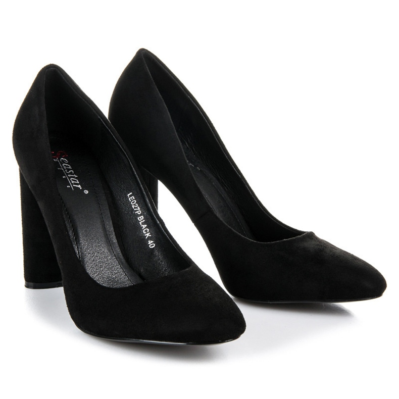 Seastar Escarpins en daim noir 2