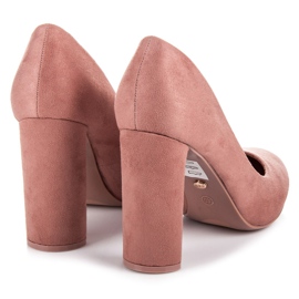 Seastar Escarpins en daim rose 3