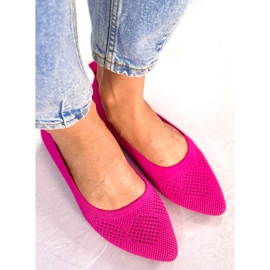 BM Ballerines Ajourées Forlani Fuchsia rose 4