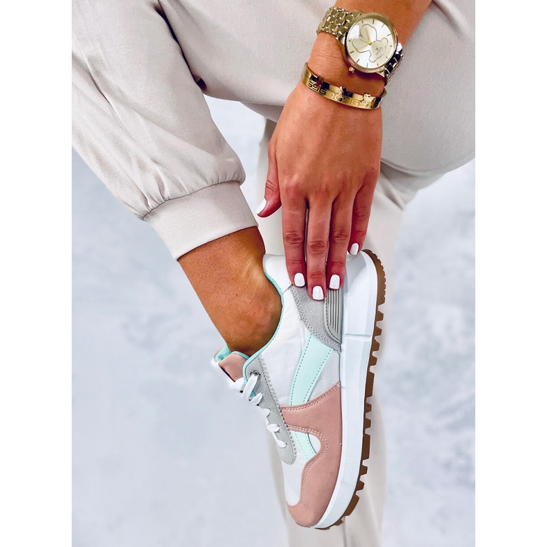 BM Baskets colorées pour femmes Binnie Rose multicolore 1