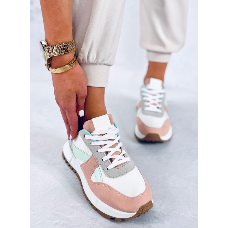 BM Baskets colorées pour femmes Binnie Rose multicolore 2