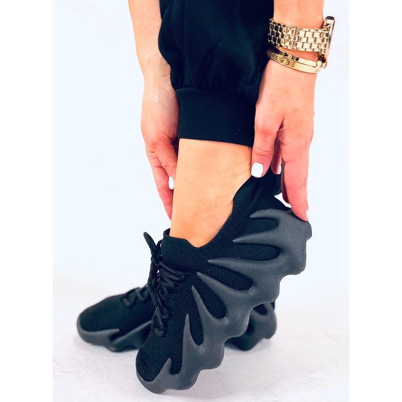 BM Baskets chaussettes noires Eaton le noir 1