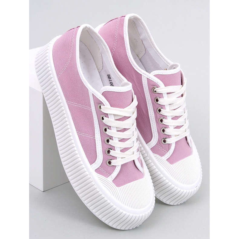 BM Baskets plateforme femme Dors Violet 2