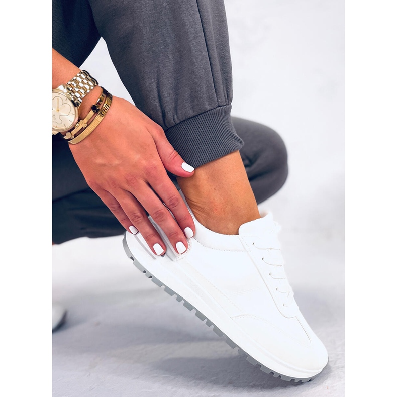 BM Baskets femme Barks White blanc 2