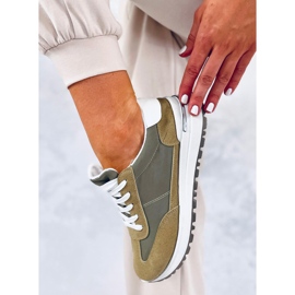 BM Barks Vert Baskets Femme 3