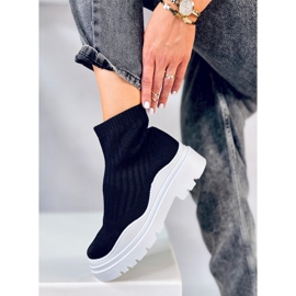 BM Bottes à tige souple Withers NOIR/BLANC 1