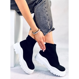 BM Bottes à tige souple Withers NOIR/BLANC 2