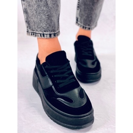 BM Baskets plateforme Kirby Noir le noir 2