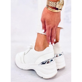 BM Baskets compensées blanches Davis 2