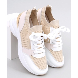 BM Baskets compensées Davis Beige 2