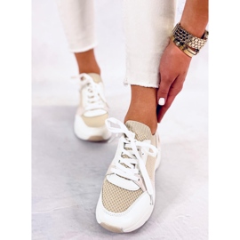 BM Baskets compensées Davis Beige 3