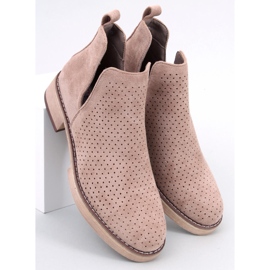 BM Bottes de printemps ajourées Neve Kaki beige 5