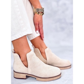 BM Bottines Spring ajourées Neve Beige 3