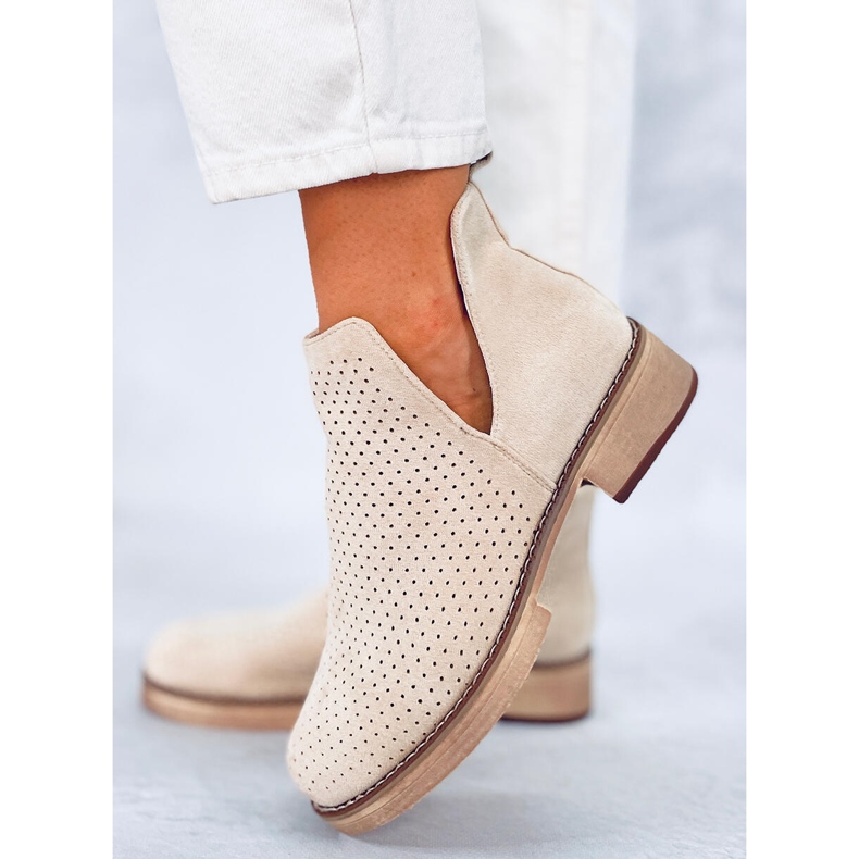 BM Bottines Spring ajourées Neve Beige 1