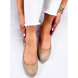 BM Ballerines compensées kaki Lumley beige 1