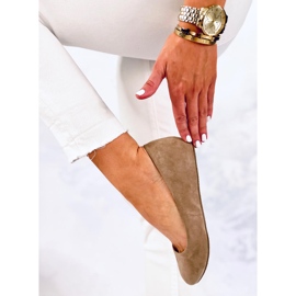 BM Ballerines compensées kaki Lumley beige 4