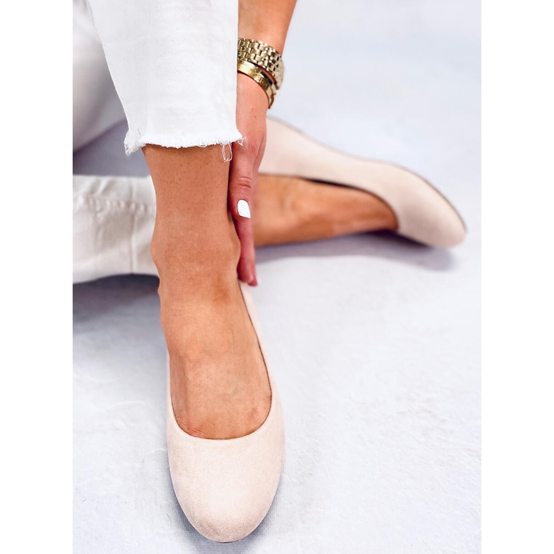 BM Ballerines compensées beiges Lumley 1