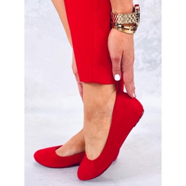 BM Ballerines compensées rouges Lumley 3