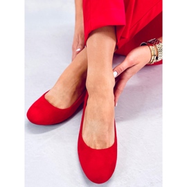 BM Ballerines compensées rouges Lumley 5
