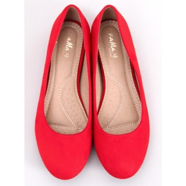 BM Ballerines compensées rouges Lumley 2