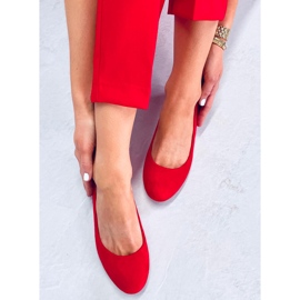 BM Ballerines compensées rouges Lumley 4