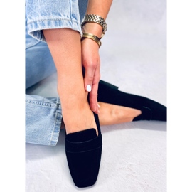 BM Mocassins en daim noir Class le noir 5