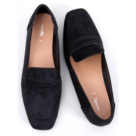 BM Mocassins en daim noir Class le noir 4
