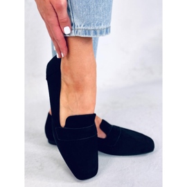 BM Mocassins en daim noir Class le noir 3