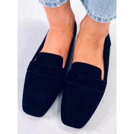 BM Mocassins en daim noir Class le noir 2