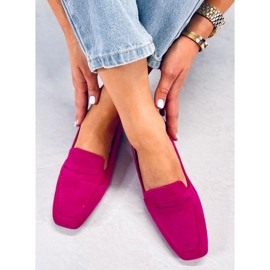 BM Mocassins classiques en daim Class Fuchsia rose 4