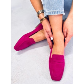 BM Mocassins classiques en daim Class Fuchsia rose 2