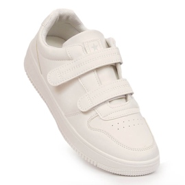 News Chaussures de sport blanches à scratch 1