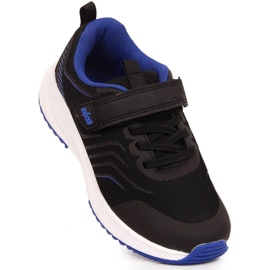 Chaussures de sport noires pour enfants avec velcro Befado 1